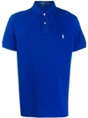 Polo Ralph Lauren Small Embroidered Logo Polo Shirt In Blue