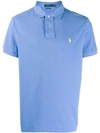 Polo Ralph Lauren Small Embroidered Logo Polo Shirt In Blue