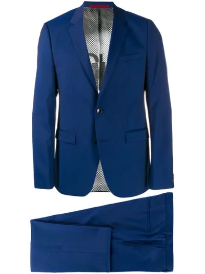 Hugo Boss Astian Suit In Blue