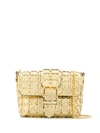Red Valentino Red(v) Flower Puzzle Bag In Gold