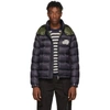 Moncler Bramant Down Jacket W/ Logo Patch In Blue