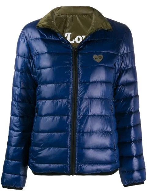 love moschino puffer jacket women's