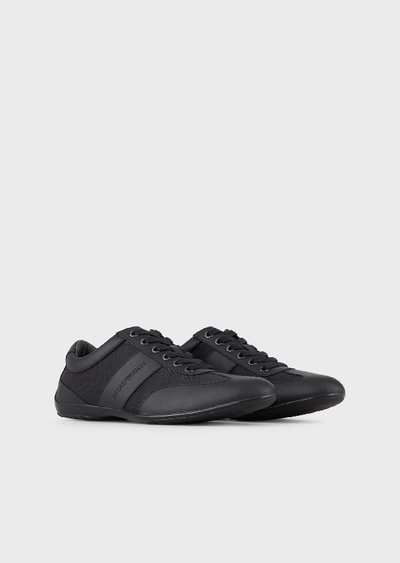 Emporio Armani Sneakers - Item 11739237 In Black
