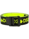 Dsquared2 Logo Strap Belt In Black