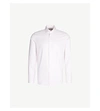Canali Checked Regular-fit Cotton Shirt In Pink