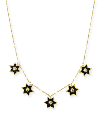 Legend Amrapali 18k Enamel & Diamond Star Necklace