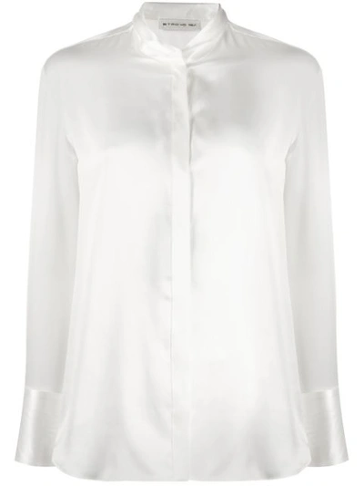 Etro Hampshire Silk-satin Blouse In White