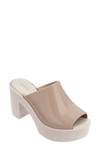 Melissa Women's Block-heel Slide Sandals In Beige