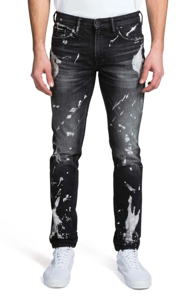 Prps Cleveland Windsor Bleached Slim Fit Jeans In Black