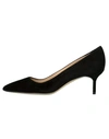 Manolo Blahnik Black Suede Bb Pump - Atterley