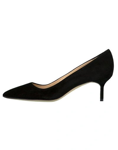 Manolo Blahnik Black Suede Bb Pump - Atterley