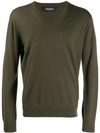 Dsquared2 Chest Logo Jumper In 687 Green