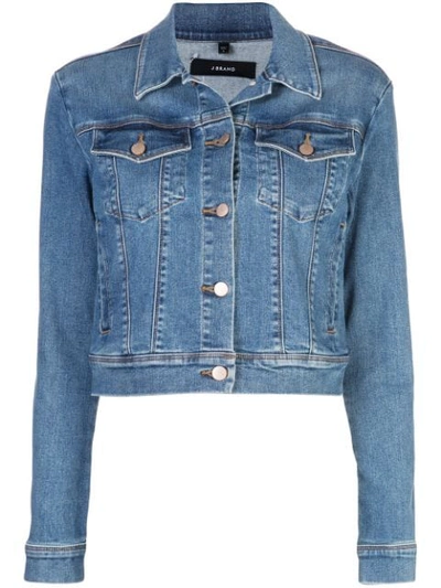 J Brand Harlow Denim Jacket In Blue