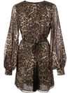 Nili Lotan Rebecca Dress In Brown