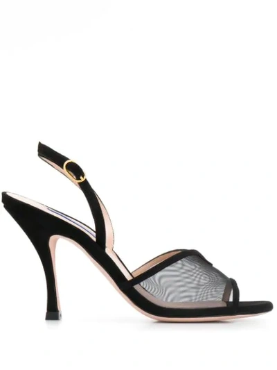 Stuart Weitzman Mesha Sandals In Black