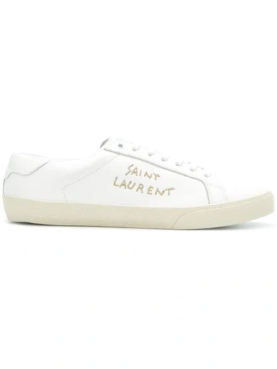 Saint Laurent Court Classic Sl/06 Sneakers In White