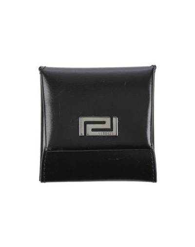 Versace Wallet In Black