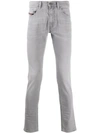 Diesel Slim Fit Jeans In Grey