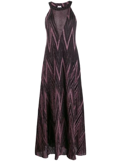 Missoni Metallic Maxi Dress In Black