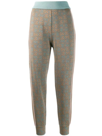 Missoni Tapered Jogging Trousers In Neutrals