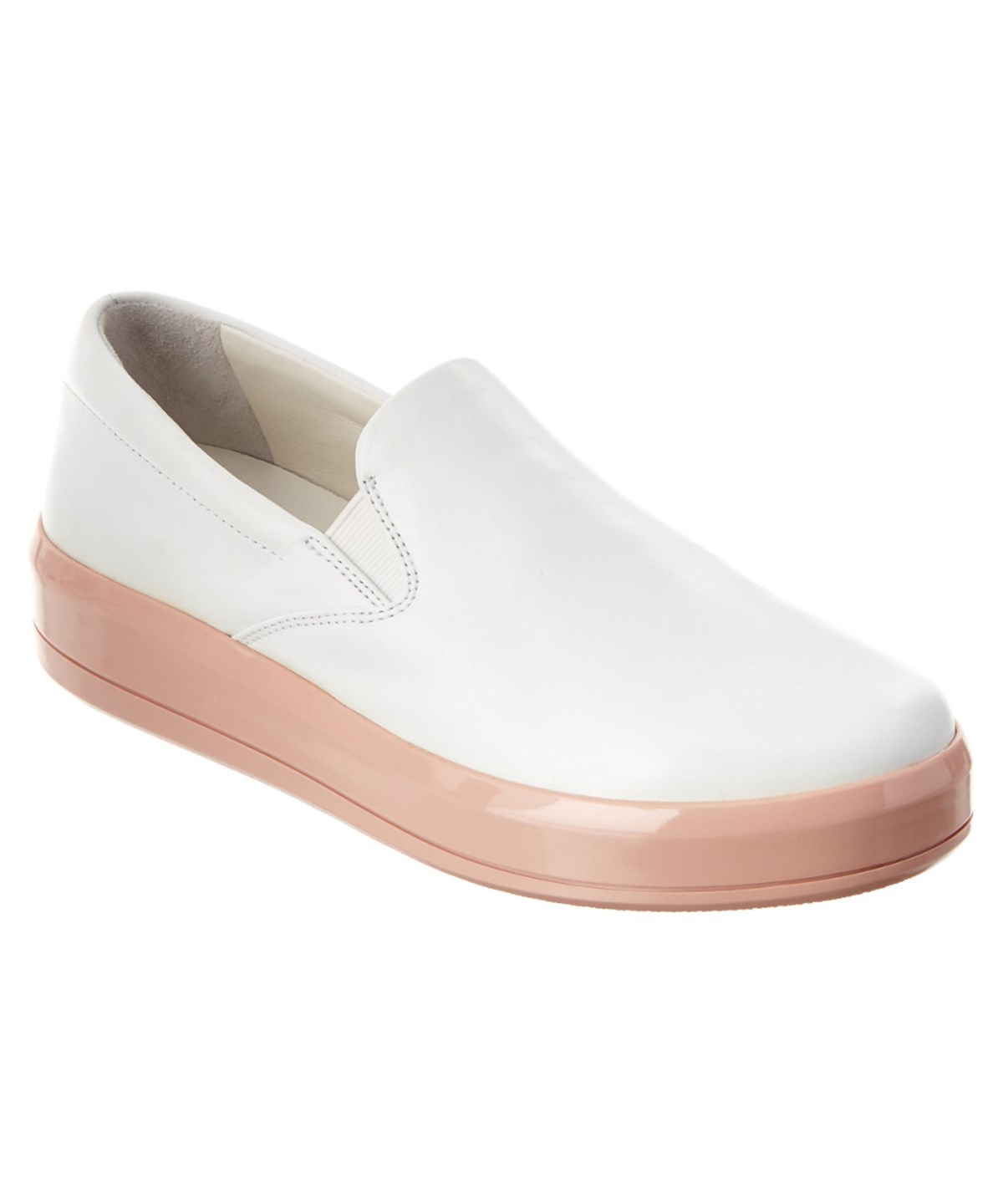 prada leather slip on sneaker