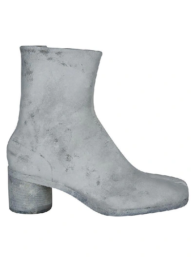 Maison Margiela Tabi Ankle Boots In White