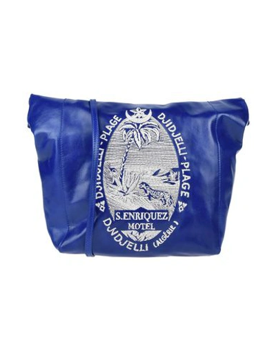 Alessandro Enriquez Cross-body Bags In Blue