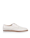 Tod's Lace Up And Monkstrap Leather In White
