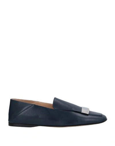 Sergio Rossi Loafers In Dark Blue