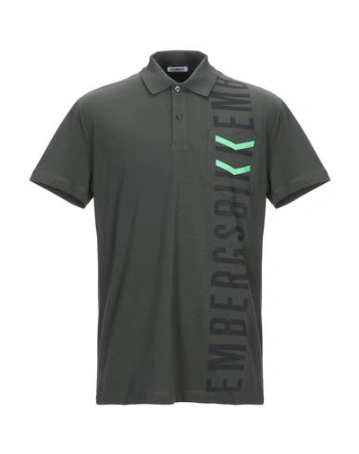 Bikkembergs Polo Shirts In Green