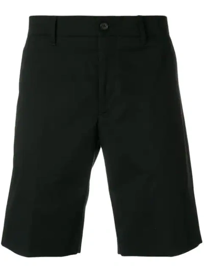 Prada Black Nylon Gabardine Shorts