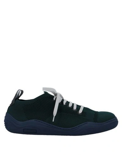 Lanvin Sneakers In Dark Green