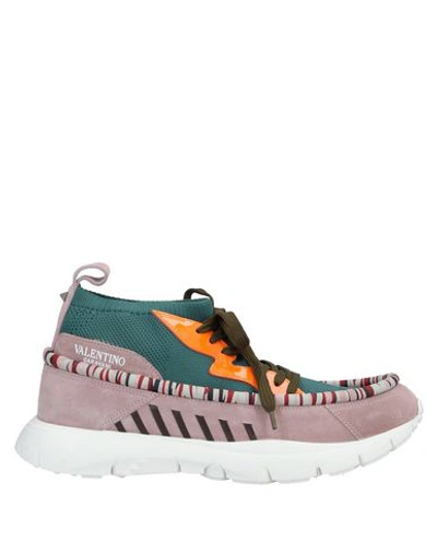 Valentino Sneakers In Dark Green