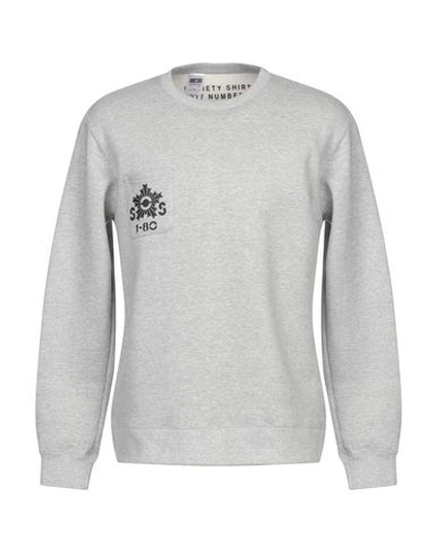 Society Sweatshirt In Light Grey