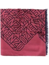 Kenzo Flying  Scarf - Red