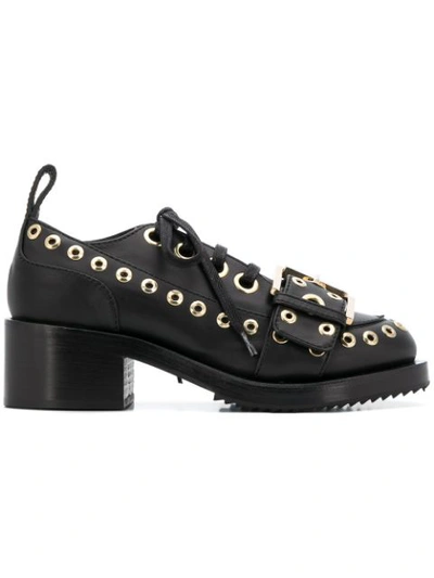 N°21 Laced Shoes In Black