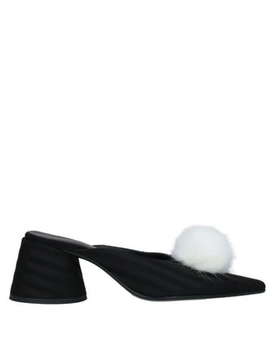 Mm6 Maison Margiela Mules & Clogs In Black