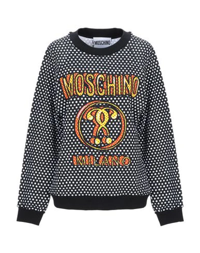 Moschino Sweatshirts In Black