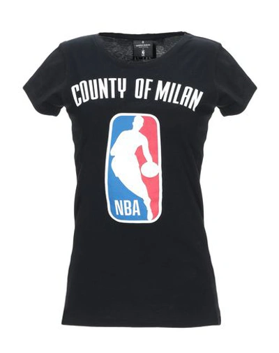 Marcelo Burlon County Of Milan T恤 In Black