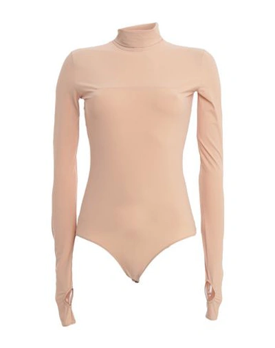 Mm6 Maison Margiela T-shirts In Blush