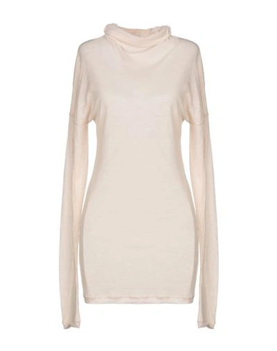 Isabel Benenato Turtleneck In Beige