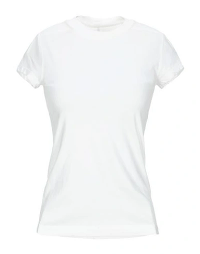 Rick Owens T-shirt In White