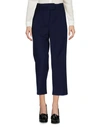 Dondup Cropped Pants & Culottes In Dark Blue