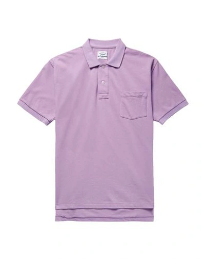 Battenwear Polo Shirt In Lilac
