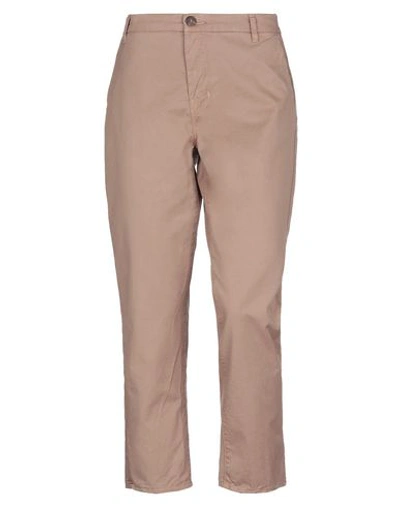 J Brand Cropped Pants In Light Brown
