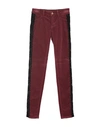 Just Cavalli Casual Pants In Maroon