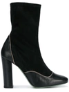Paola D'arcano Ankle Boots In Black