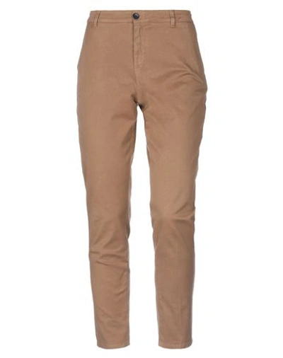 Department Five Casual Pants In Camel