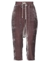 Rick Owens Cropped Pants & Culottes In Cocoa