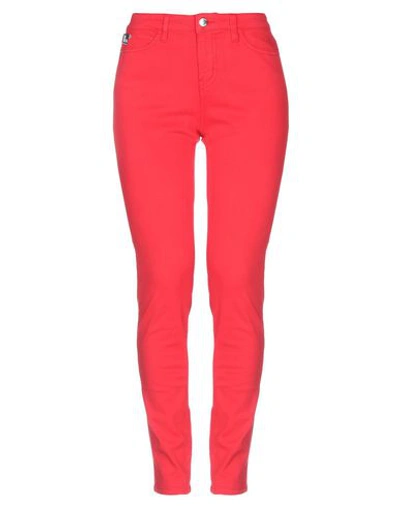 Love Moschino Pants In Red